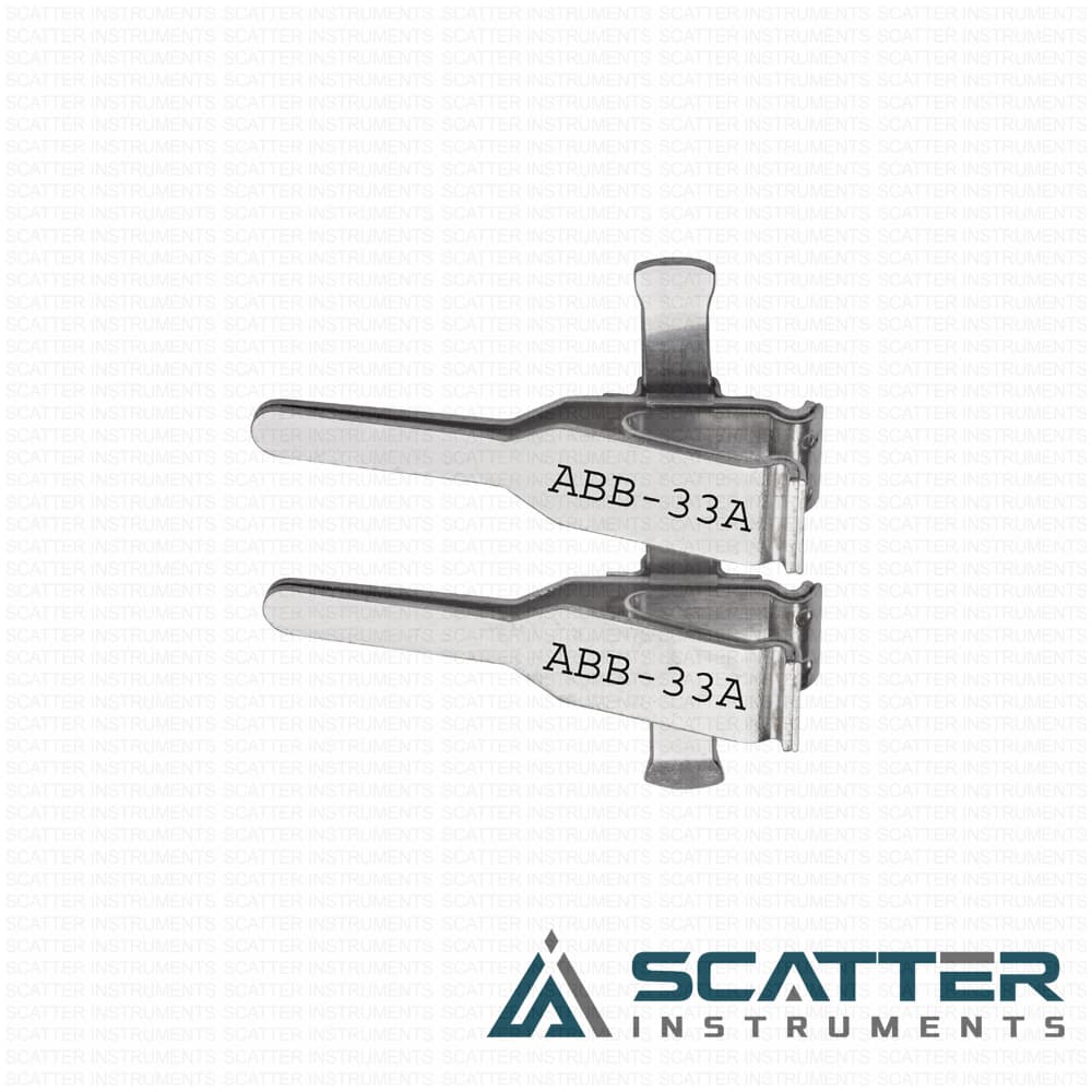 ABB-33A Double Clamp Matte Finish Thick Walled Arteries — image 1