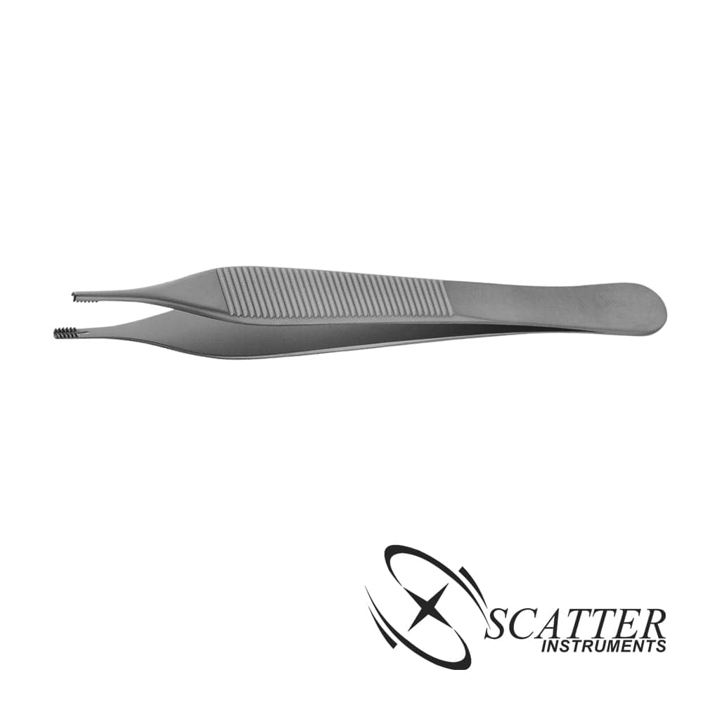 Adson Brown Delicate Tissue Forcep 7x7 Teeth — image 1