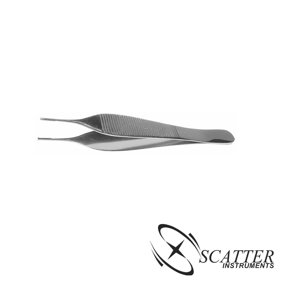 Adson Tissue Forcep 1x2 Teeth With Tying Platform 12cm — image 1