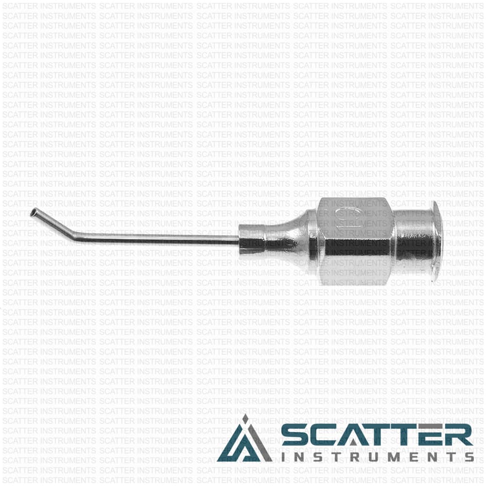 Air injection cannula, 19 gauge, 5.0mm from bend to tip — image 1