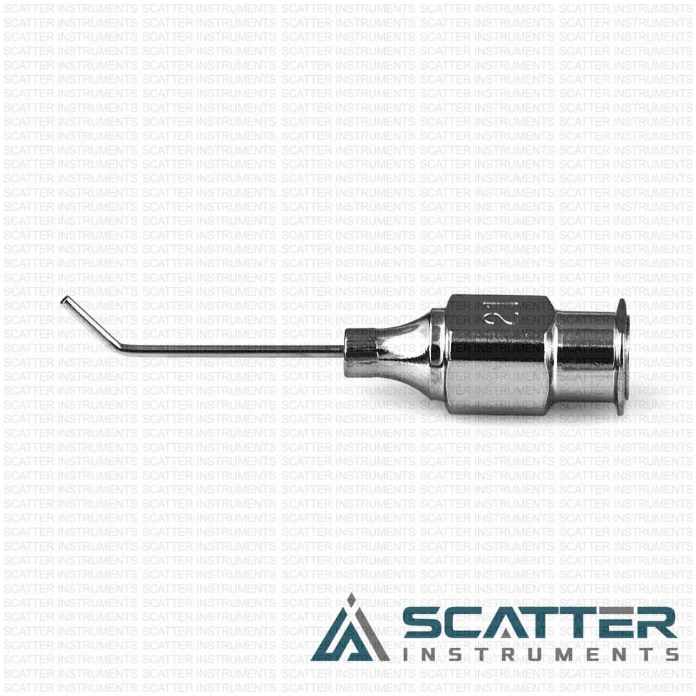 Air injection cannula, 21 gauge, 5.0mm from bend to tip — image 1