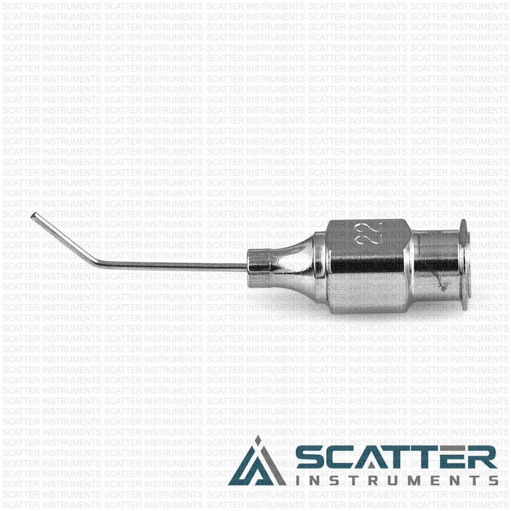 Air injection cannula, 22 gauge, 7.0mm from bend to tip — image 1