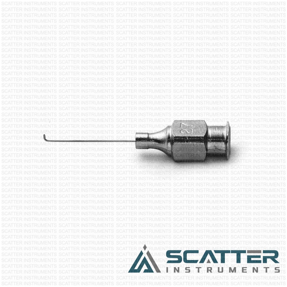 Akahoshi II hydrodissection cannula, 27 gauge, blunt tapered tip — image 1