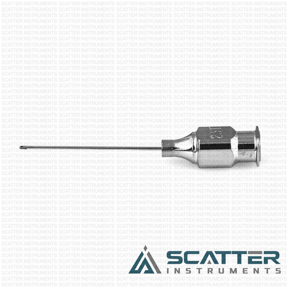 Anis cortex aspirating cannula, 23 gauge, Straight, 0.3mm side port opening — image 1