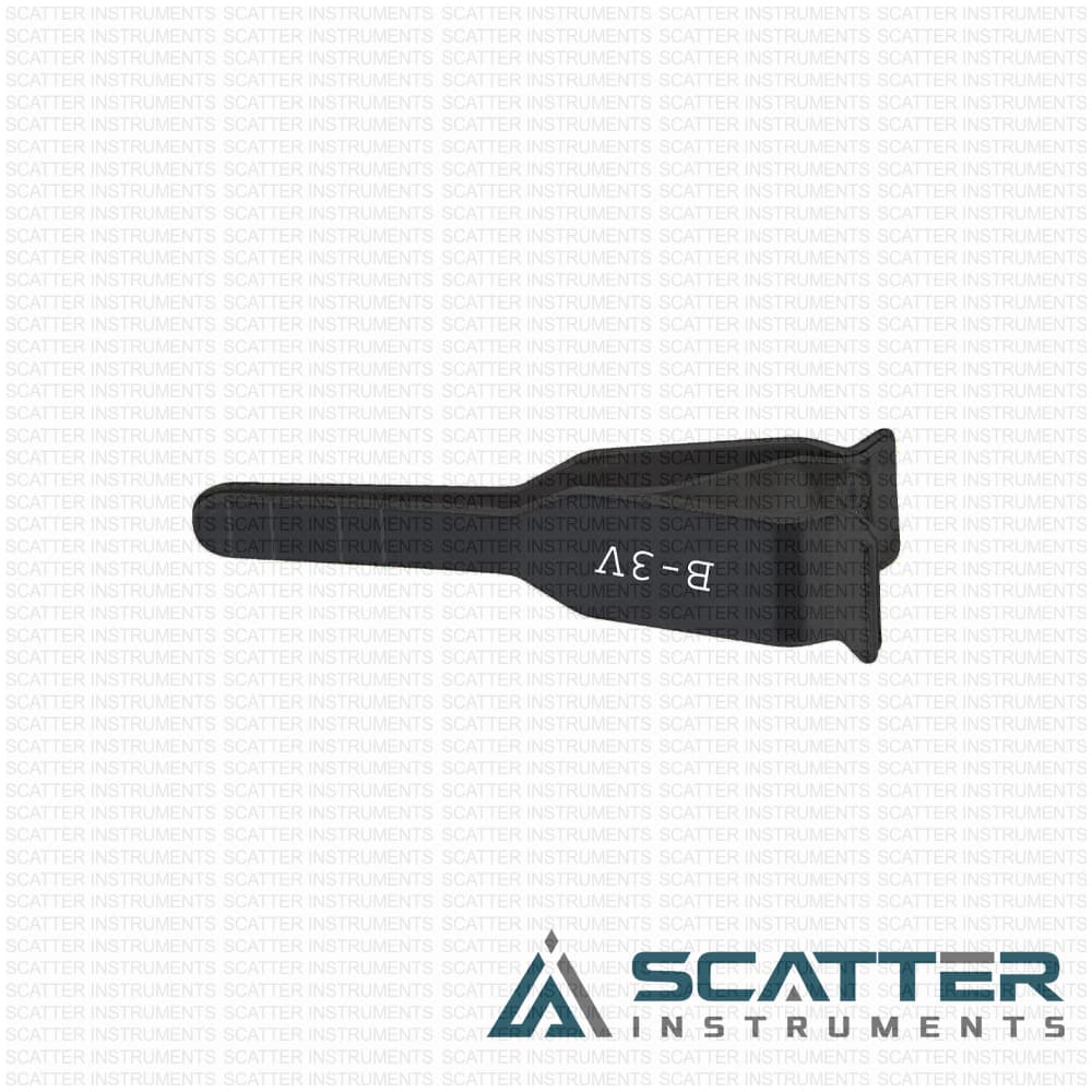 B-3VB Single Clamp Matte Finish Thick Walled Arteries Black — image 1