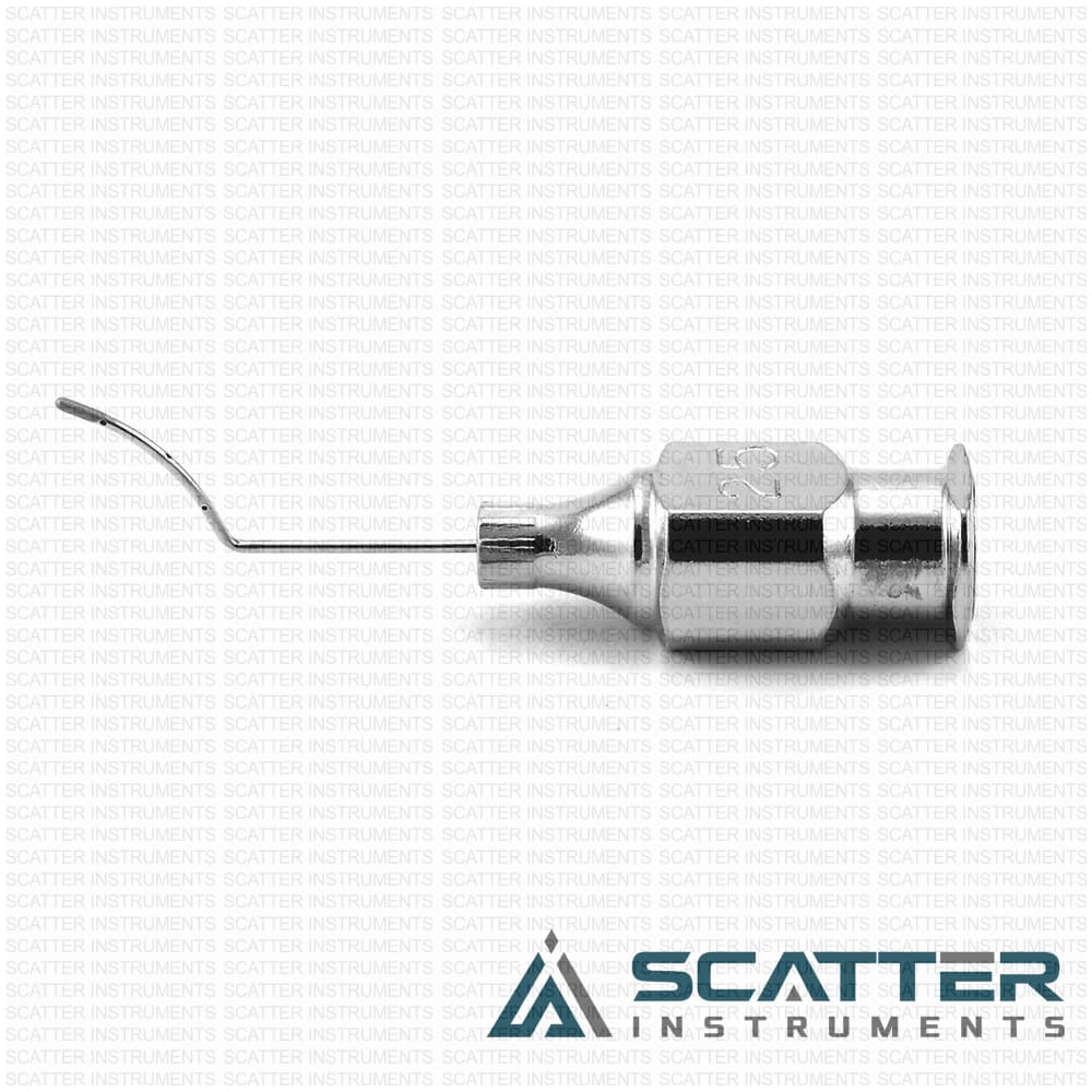 Banaji LASIK cannula, 25 gauge, Sandblasted bullet shaped tip — image 1