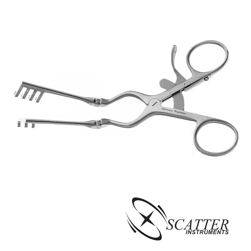 Beckman Weitlaner Retractor 3x4 Prongs — image 1