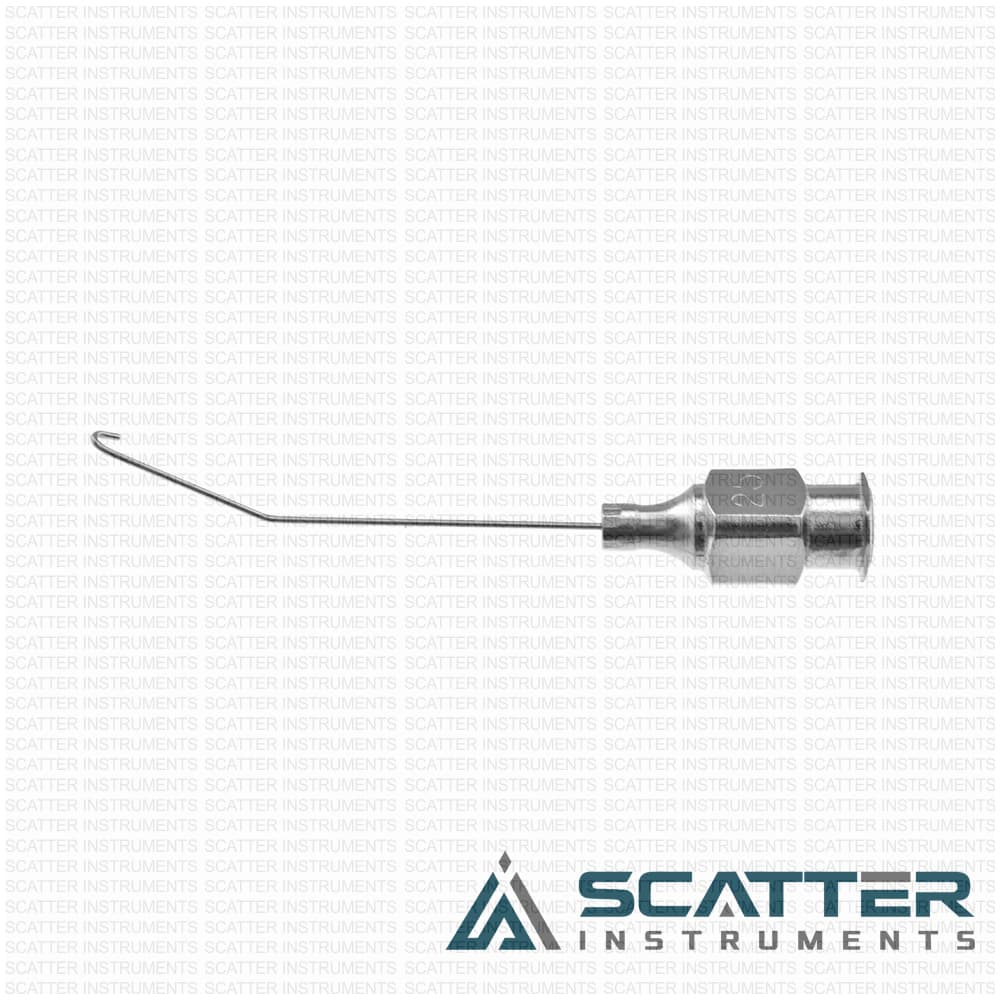Binkhorst irrigating cannula, 25 gauge, angled right — image 1