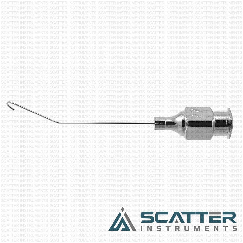 Binkhorst irrigating cannula, 27 gauge, angled 30º left — image 1