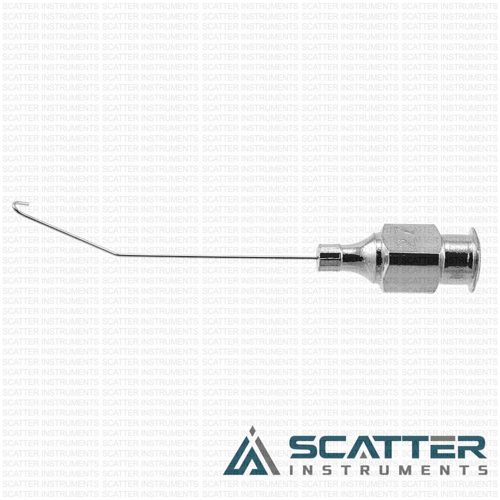 Binkhorst irrigating cannula, 27 gauge, angled 30º right — image 1