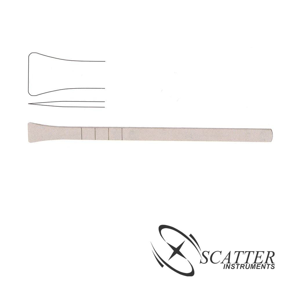 Cottle Osteotome 18cm, 16mm Wide, Fishtail Shaped End — image 1