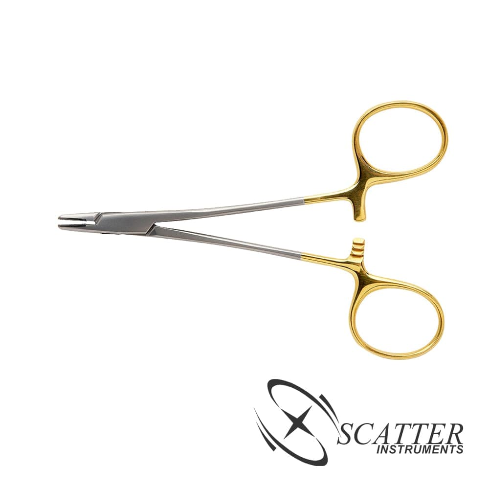 Derf T.C. Needle Holder 12cm Serrated Tip — image 1