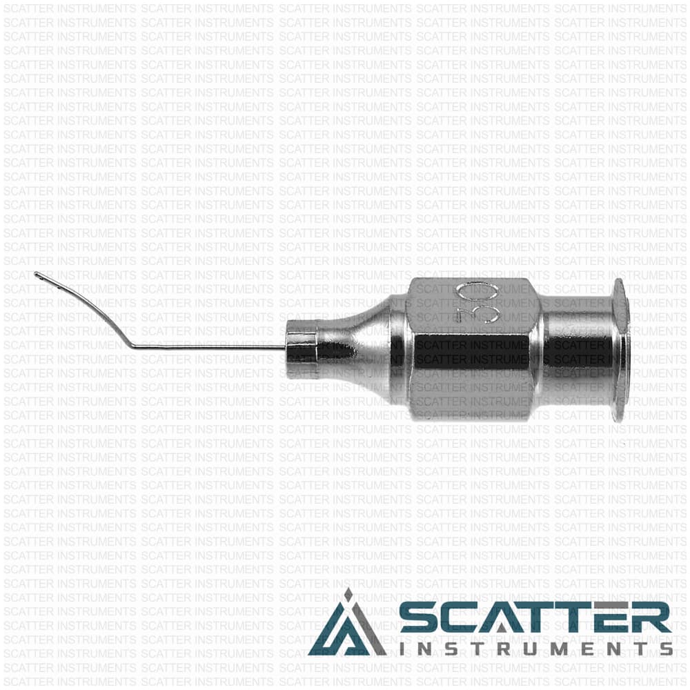 Dishler LASIK irrigation cannula for nasal flap, 30 gauge — image 1