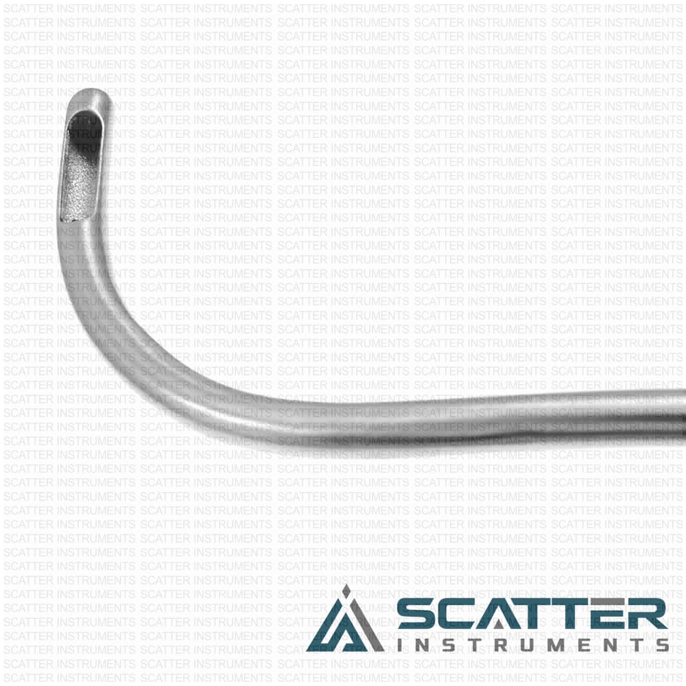 Fox fat injection cannula, 14 gauge, double curved right shaft — image 1