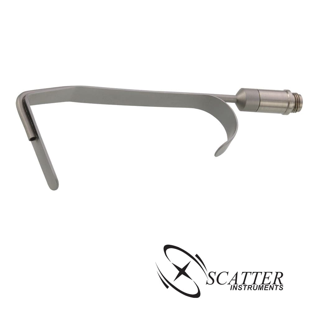 Maliniac Nasal Retractor With Fiber Optic Guide Light — image 1