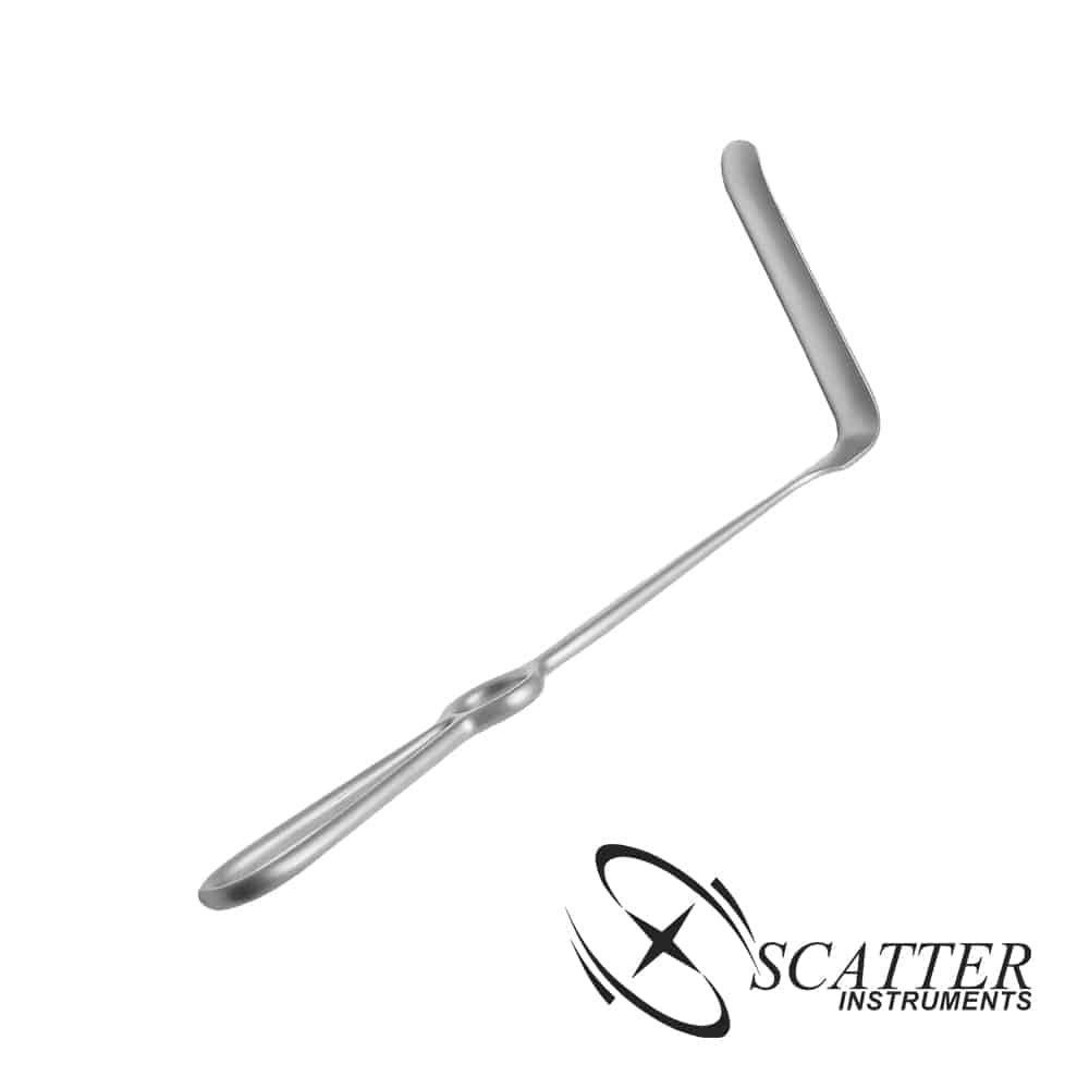 Obwegeser Soft Tissue Retractor Curved Up — image 1