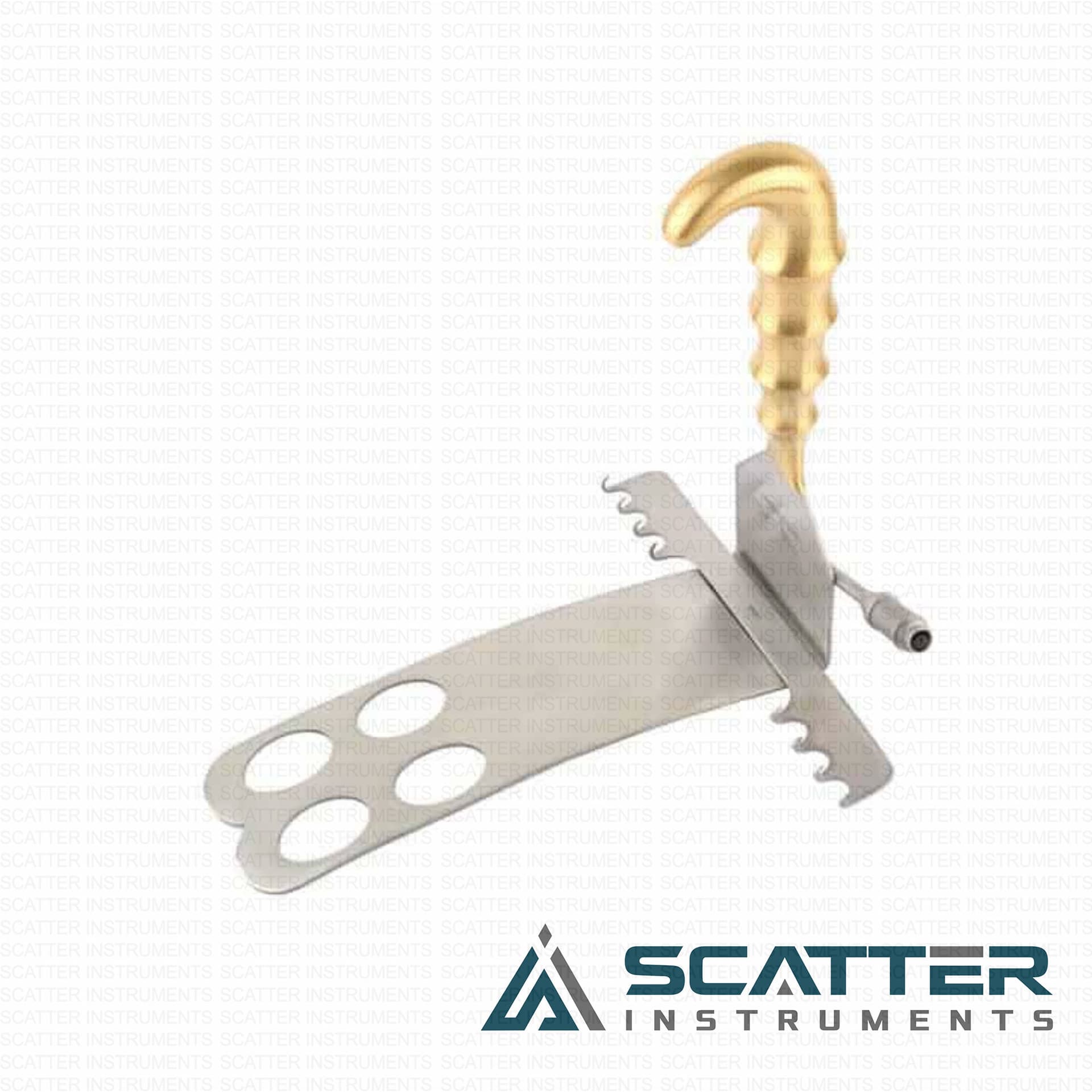 Polesi Abdominal Retractor with Fiber Optic Guide — image 1