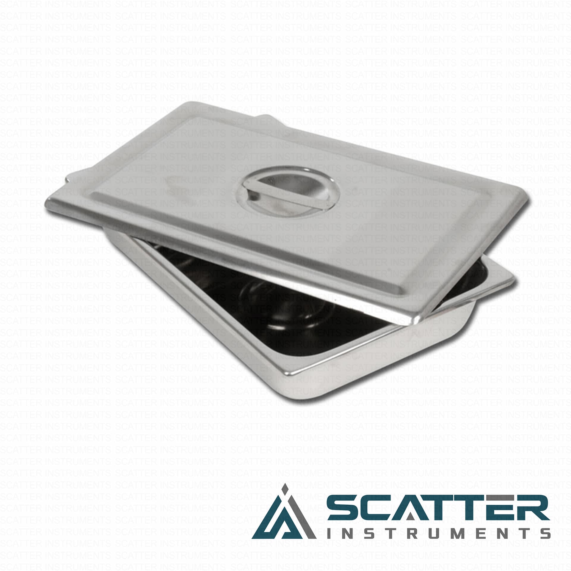 Sterilization Stainless Steel Tray With Lid — image 1