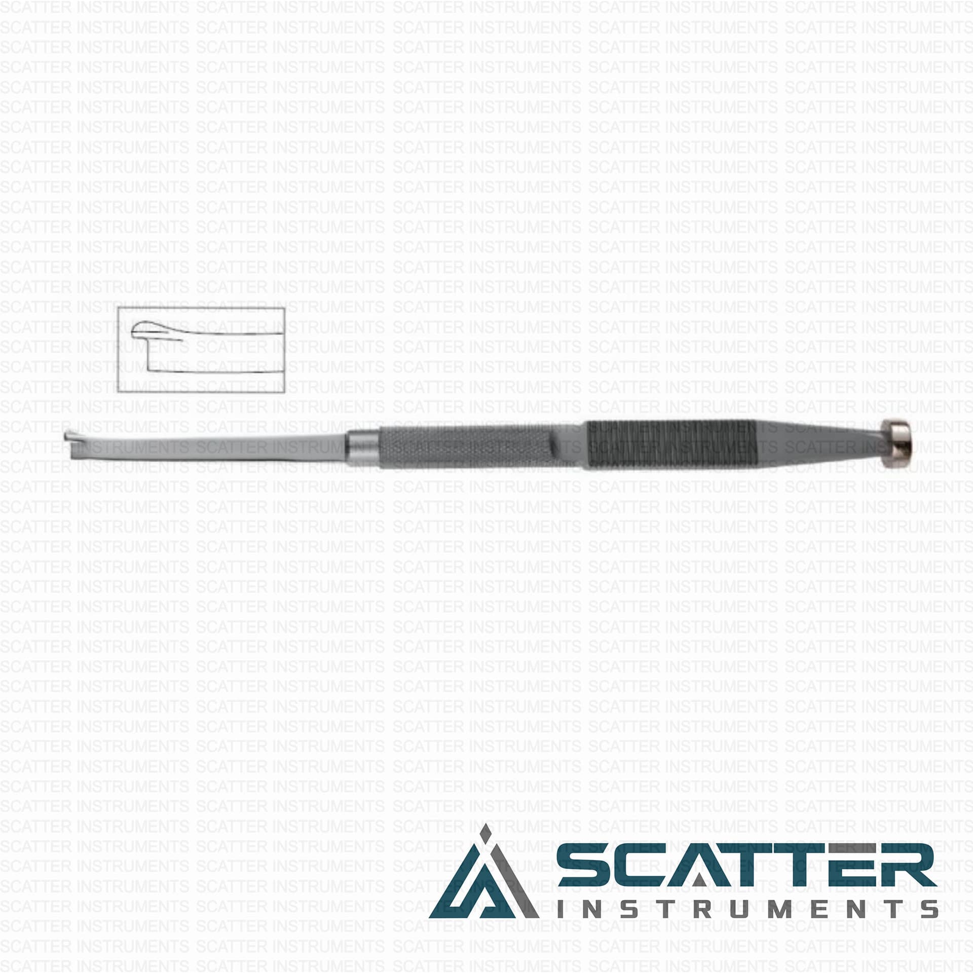 Tebbetts Sherman Osteotome with Diamond Tip 18cm — image 1