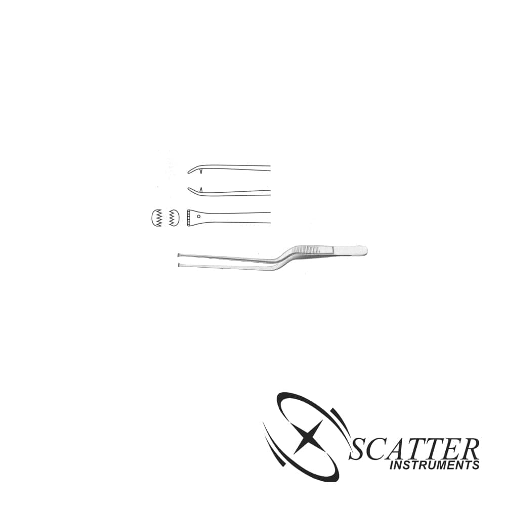 Walter Bayonet Grasping Forcep 16cm with Pin — image 1