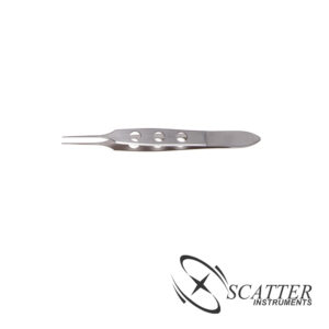 Bishop Harmon Iris Forcep 0.4mm 1x2 Teeth 9cm