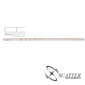 Cottle Chisel 18cm Graduated Hollow Cut