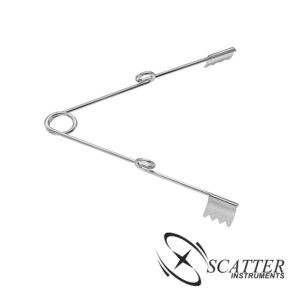 Grieshaber Spring Retractor 8.5cm 3x3 Blunts Prongs