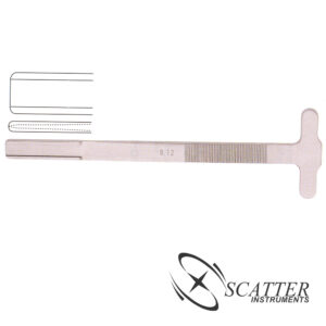 Rubin Edged Bone Chisel 18cm T Shaped