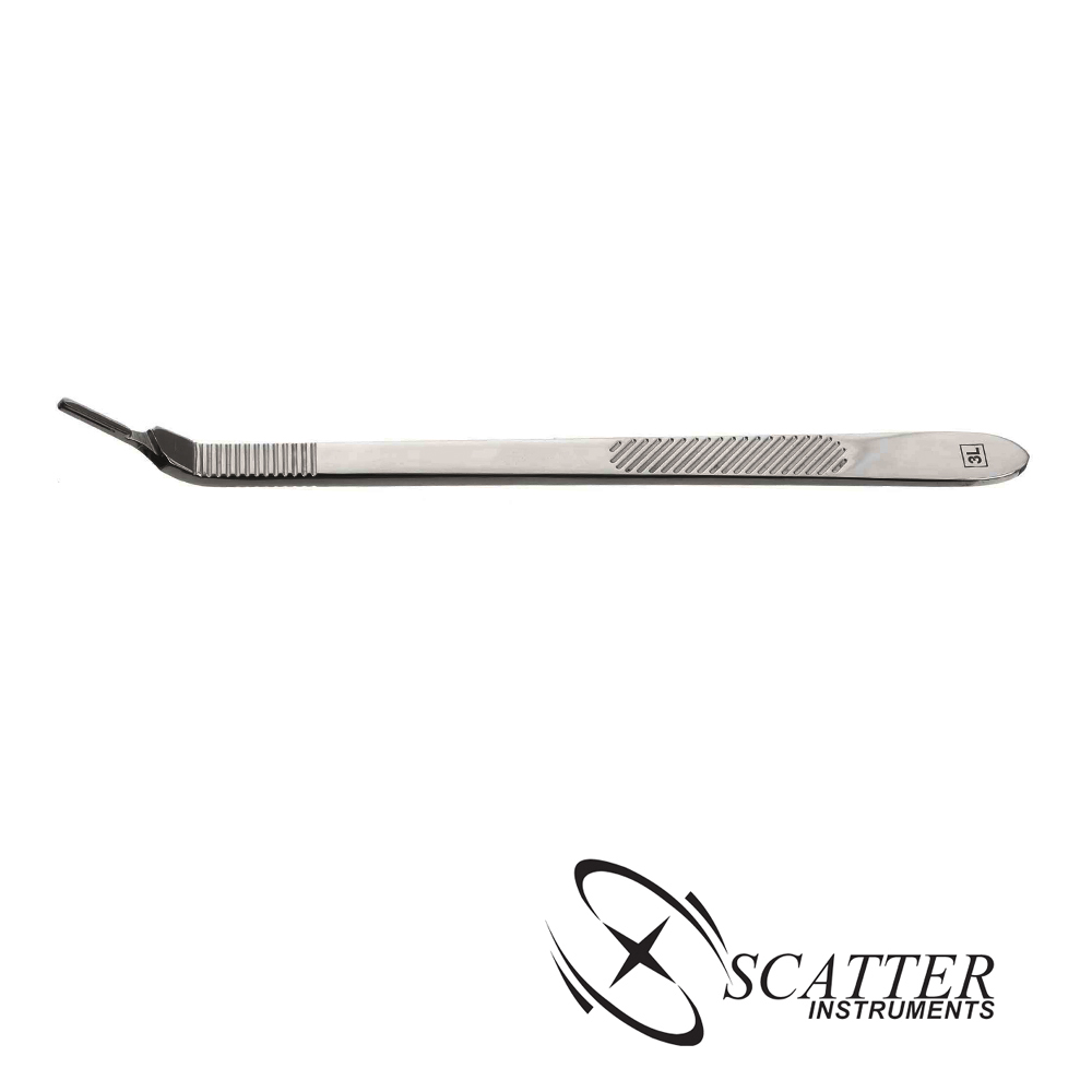 Scalpel Handle #3l Angled 20.5cm 2 Scalpel Handle #3l Angled 20.5cm