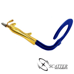 C Circular Breast Retractor Insulated With Fiber Optic