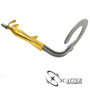 C Circular Breast Retractor With Fiber Optic