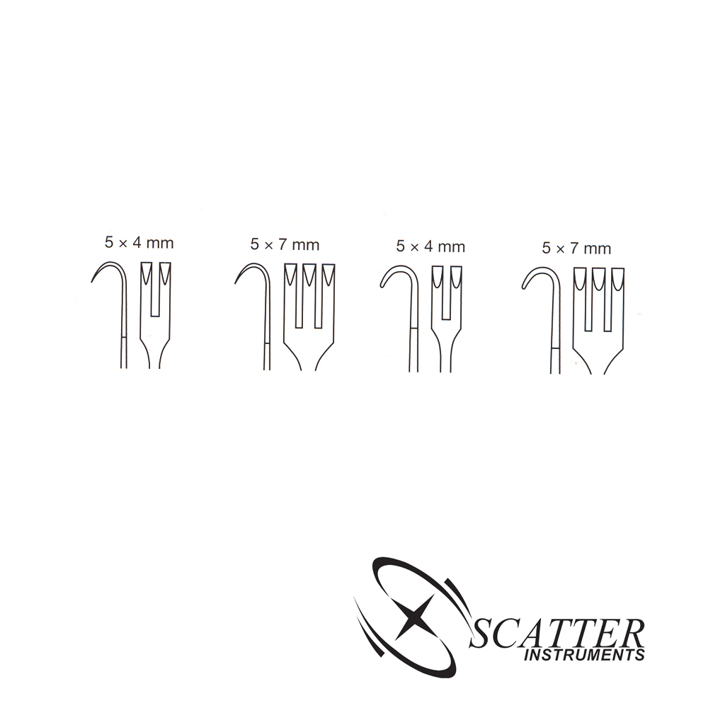 Flexible Neck Retractor 16cm Scatter Instruments