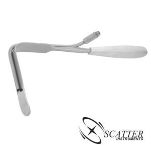 Heaney Simon Retractor With Fiber Optic Guide Light