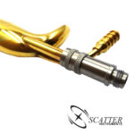 Tebbetts Fiber Optic Retractor With Teeth 18.5