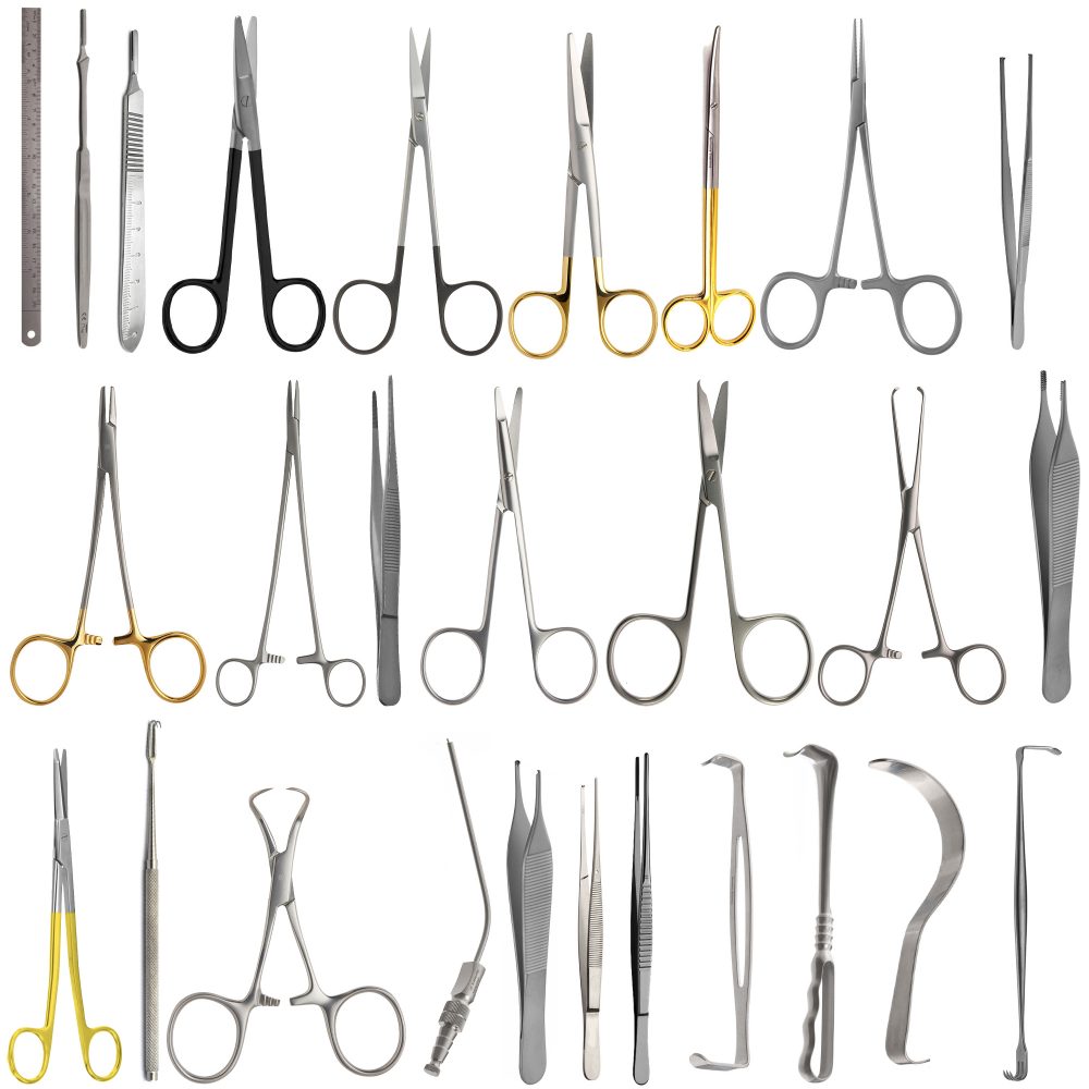Plastic Surgery Instruments Set Scatter Instruments