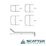 Obwegeser Soft Tissue Retractor Curved Up Hollow Handle