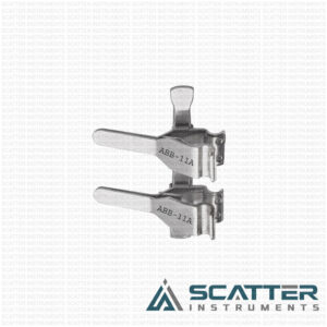 Abb 11a Double Clamp Matte Finish Thick Walled Arteries