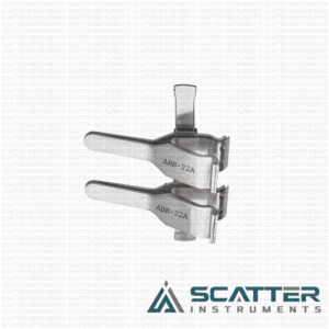 Abb 22a Double Clamp Matte Finish Thick Walled Arteries