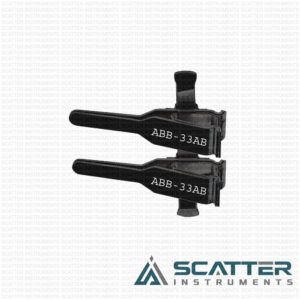 Abb 33ab Double Clamp Matte Finish Thick Walled Arteries Black