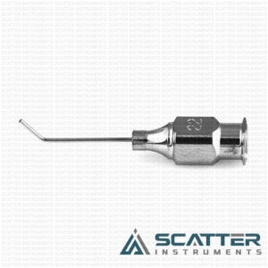 Air Injection Cannula, 22 Gauge, 5.0mm From Bend To Tip