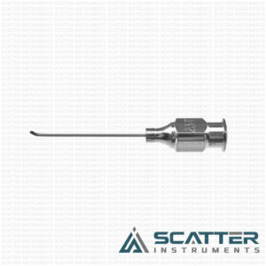 Anis Cortex Aspirating Cannula, 23 Gauge, Angled 35º, 0.4mm Side Port Opening