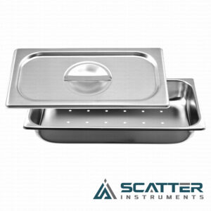 Sterilization Stainless Steel Tray Perforated With Lid