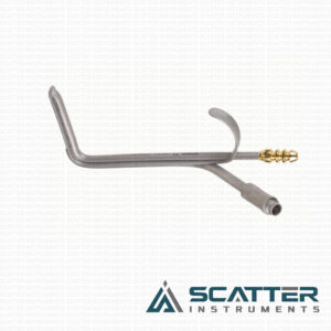 Benetrator Necklift Narrow Retractor With Suction And Fiber Guide