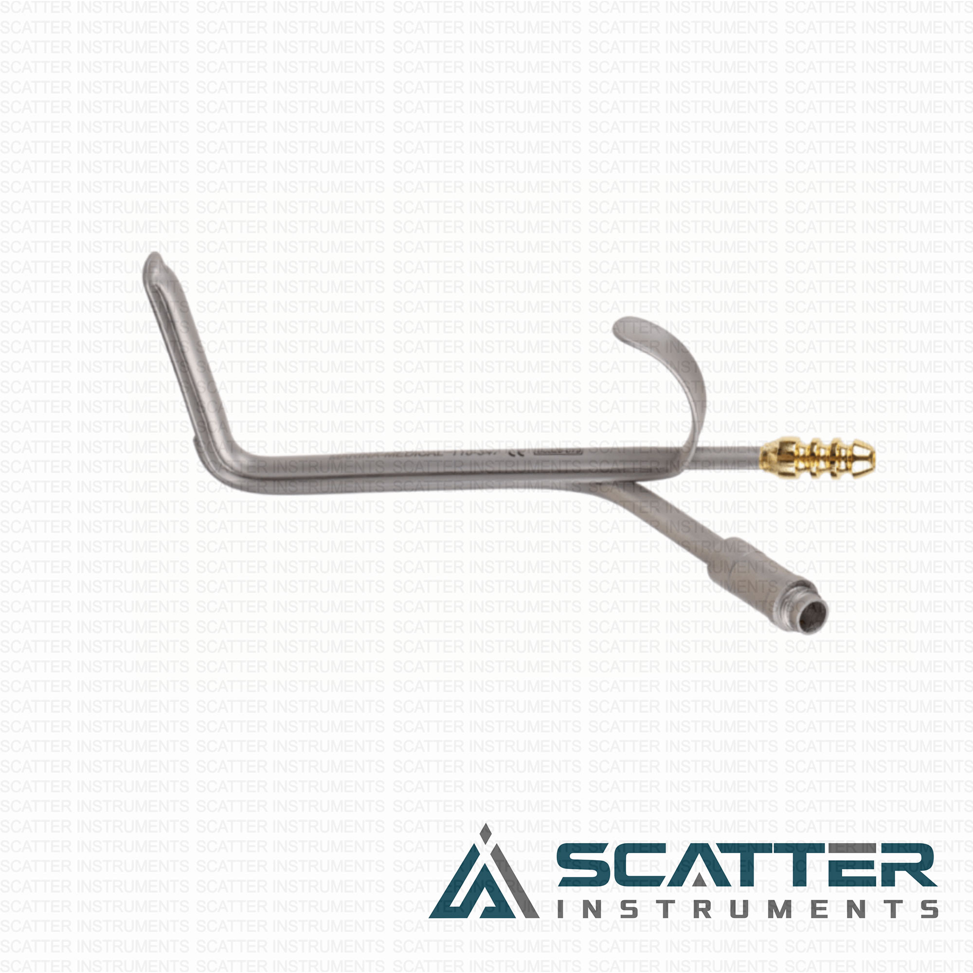 Benetrator Necklift Narrow Retractor With Suction And Fiber Guide Benetrator Necklift Narrow Retractor With Suction And Fiber Guide