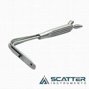 Gerbault Suction Retractor With Fiber Optic 14cm 10mm